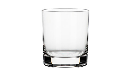 Empty Whiskey Glass Isolated on Transparent Background