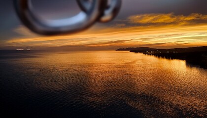 premium photo of close up of a single gold chain link abstract macro photography of jewelry metal and luxury
