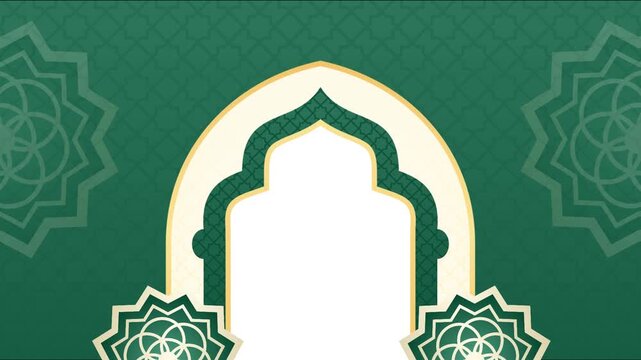 Islamic Arch Motion Background