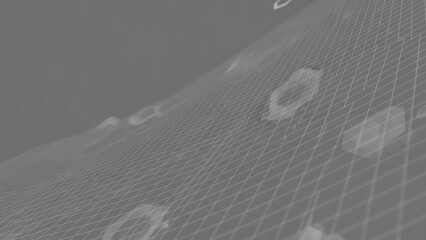  page with grid pattern and blurred numbers