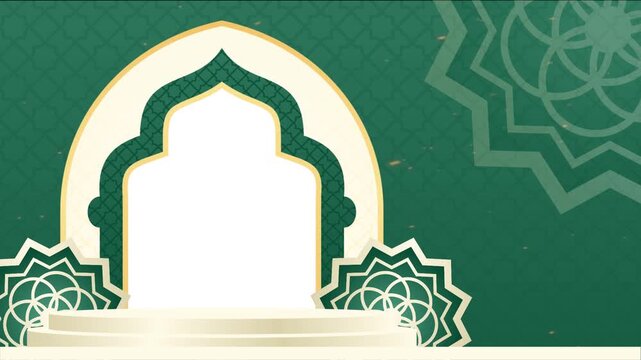 Islamic Arch Motion Background