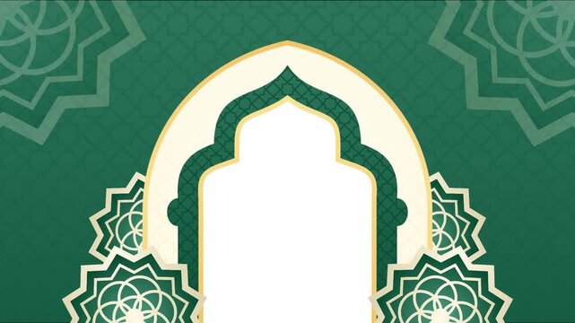 Islamic Arch Motion Background