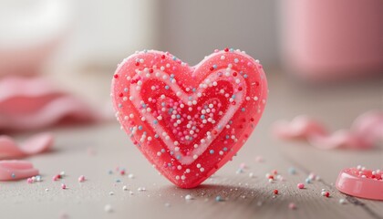 Obraz premium Sweet heart shape candy