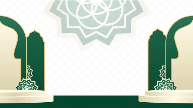 Islamic Arch Motion Background