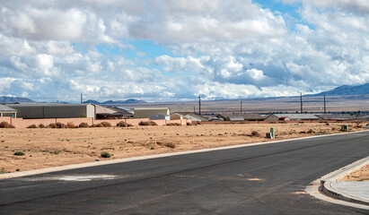 New construction and open land for houses.