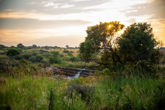 Sunset over the Dam