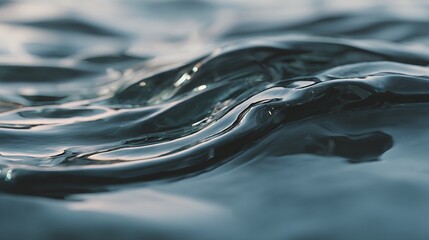 Abstract Close up of Dark Water Surface With Ripples