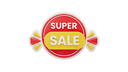 Super Sale 3D Emblem