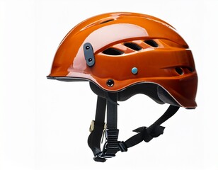 a climbing helmet transparent or isolated on a white background