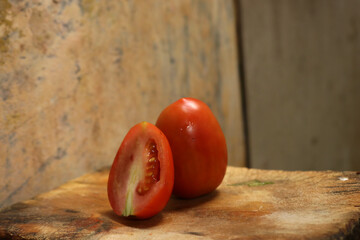 Photo of firm and fresh red tomatoes
