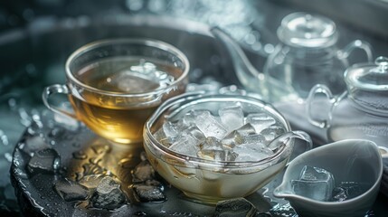 Let the warmth of herbal tea ease your body into the shocking chill of an ice bath.