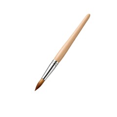 Naklejka premium brush isolated on white background