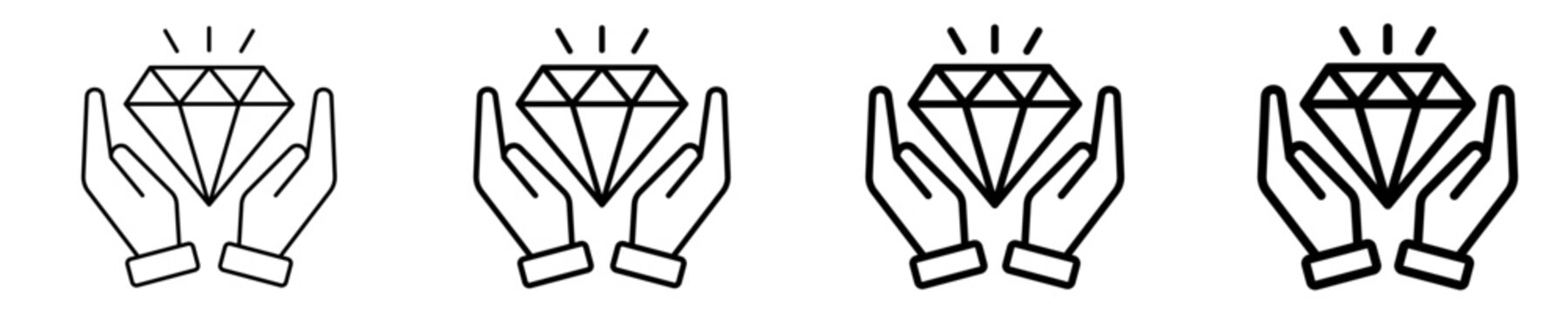 Value Proposition  Icon Set Different Style Collection
