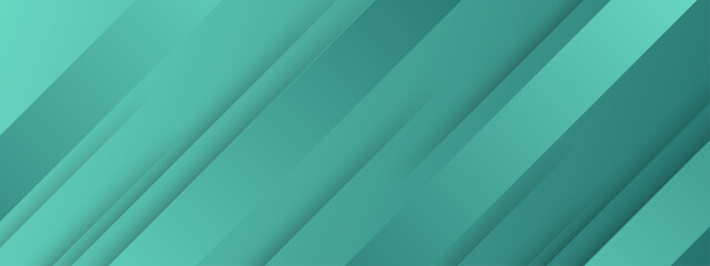 Obraz premium Abstract teal design with diagonal lines and shadows, perfect for modern backgrounds, stylish prints, web banners, and social media graphics