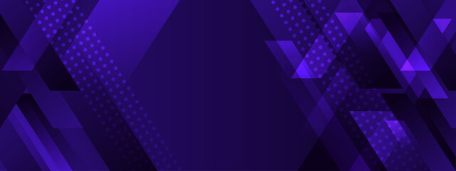Abstract purple background with geometric shapes and dot pattern. Suitable for graphic design projects, presentations, website backgrounds, and marketing materials