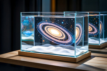 水槽の中の宇宙 | The universe in an aquarium Generative AI