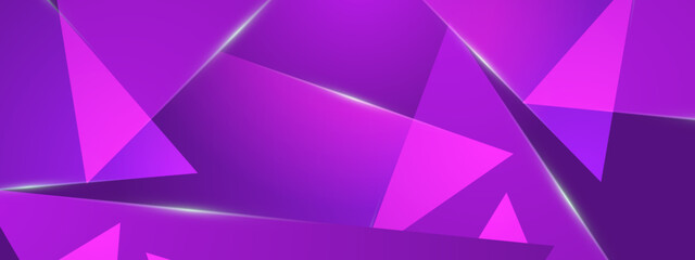 Obraz premium Purple abstract design with geometric shapes and lines. Suitable for backgrounds, graphic design, digital art, and modern artistic projects