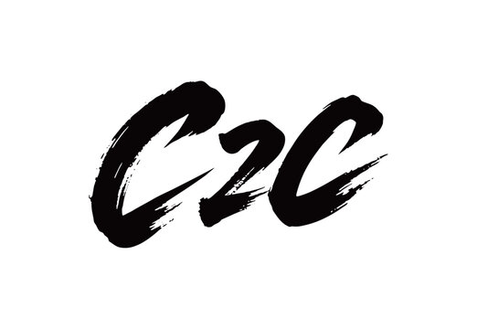 C2C矢量书法手写毛笔字

