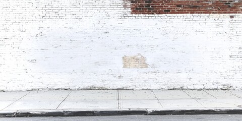 Explore the versatility of a white brick wall in various settings.