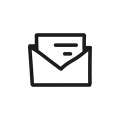 Envelope icon graphic design illustration