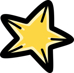 Star icon graphic design illustration