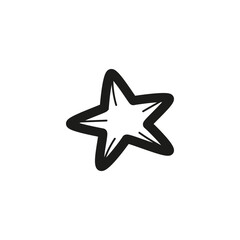 Star icon graphic design illustration