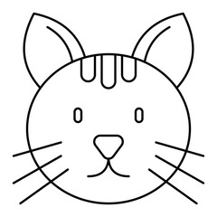 Cat face icon