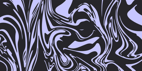 Abstract horizontal background with colorful waves. Trendy vector