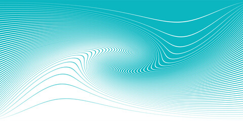 simple abstract sky mint color wavy distort line pattern a blue wave with a green background and a blue line