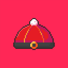Pixel Art Chinese New Year Hat Game Asset