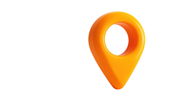 3d geo pin. Realistic map geotag, red pin road point place marker address navigation tag pinpoint city street location position pointer travel trip mark, exact vector illustration - Powered by Adobe