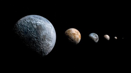 Cosmic Orbs: Celestial Bodies in Deep Space Exploration