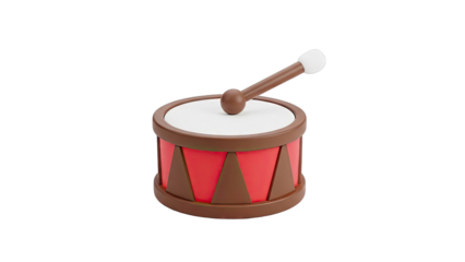 Toy Drum with Mallet