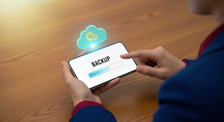 Cloud Backup Synchronization on Smartphone: Secure Data Transfer and Storage Process for Modern Mobile Device User