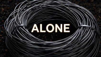 Coiled Metal Wire with 