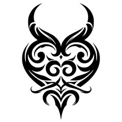 Silhouette of the devil's love