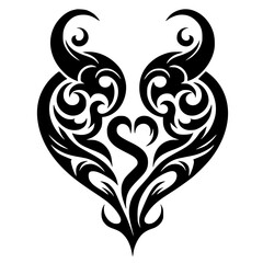 Silhouette of the devil's love