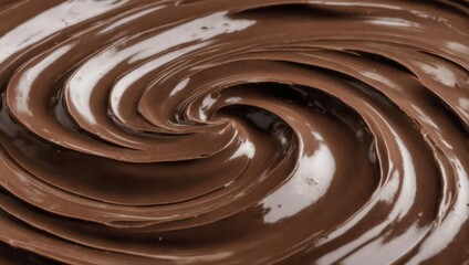 Swirling Chocolate Delight - A Decadent Texture of Richness and Smoothness.