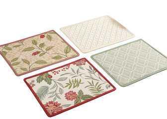  placemats on a isolated transparent background
