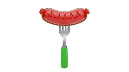 Sausage on a Fork