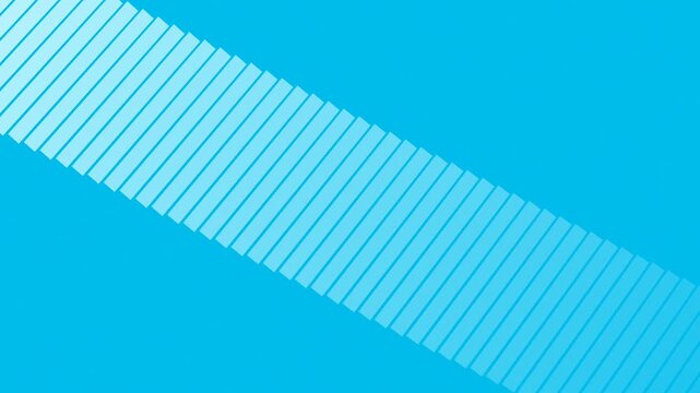 Abstract blue gradient stairs with slow rotating animation