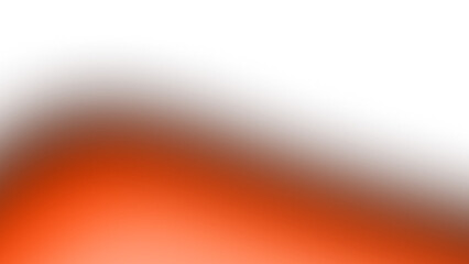 Blurred dark orange gradient isolated on transparent background