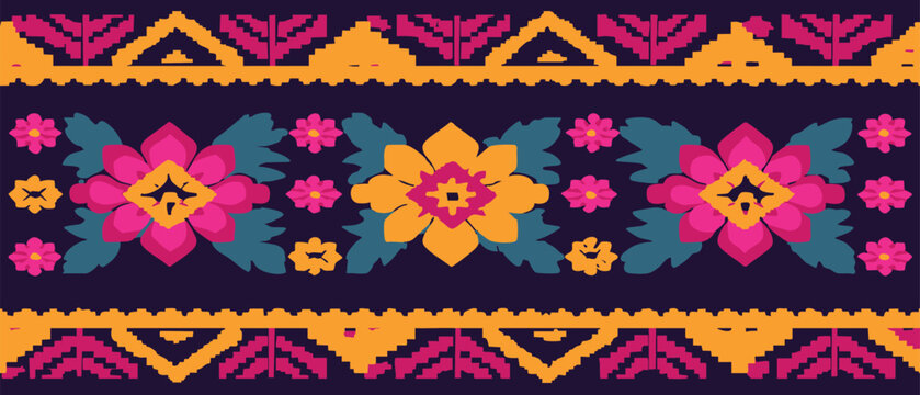 batik pattern with songket inspired details 