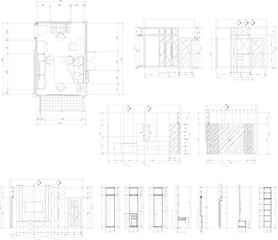 Furniture Arrangement Design for a Vacation Home Divided into Bedroom, Dressing Room, and Other Areas &ndash; INTERIOR DESIGN