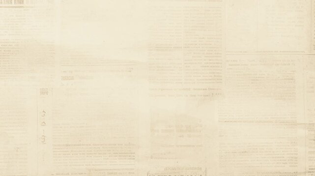 Vintage Antique Paper Texture Background with Faded Old Newspaper Typography and Grunge Aesthetic