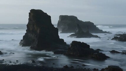 Natural Background with Organic Texture and Soft Light