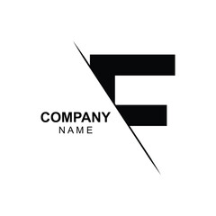 Initial F logo design vector Template Abstract Letter F vector illustration logo design.