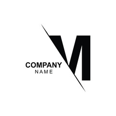 Initial M logo design vector Template Abstract Letter M vector illustration logo design.