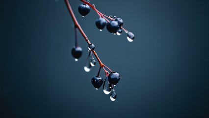 Icy Berries in Silence