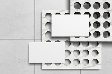 High quality business card mockup